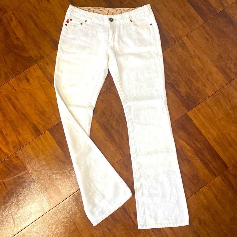White Flared Pant